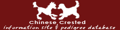 ChineseCrested.no - The ultimate information site and pedigree database for Chinese Crested dog